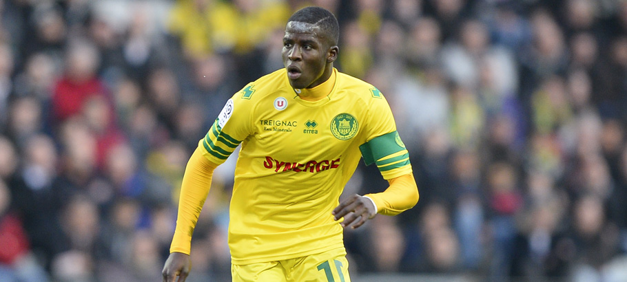 Papy DJILOBODJI - 23.02.2014 - Nantes / Rennes - 26eme journee de Ligue 1 Photo : Fred Porcu / Icon Sport