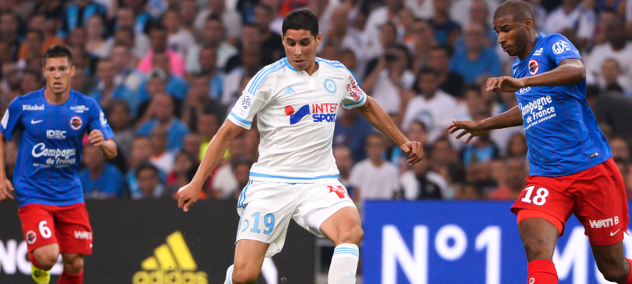 Abdelaziz Barrada - 08.08.2015 - Marseille / Caen 