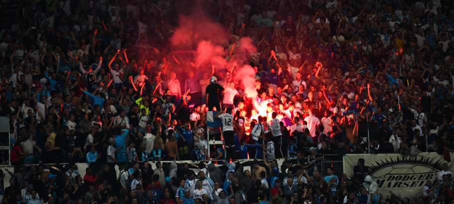 Supporters Marseille - 20.09.2015 - Marseille / Lyon - 6eme journee de Ligue 1 Photo : Alexandre Dimou / Icon Sport