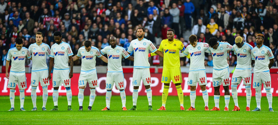 Groupe Mareille - 25.10.2015 - Lille / Marseille - 11eme journee de Ligue 1 Photo: Dave Winter / Icon Sport