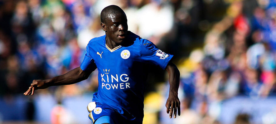 Ngolo Kante - 26.09.2015 - Leicester / Arsenal - 7eme journee de Premier League Photo : James Marsh / BPI / Icon Sport