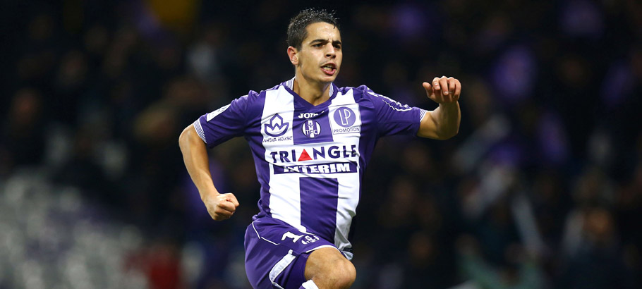 Joie Wissam Ben Yedder - 05.12.2015 - Toulouse / Lorient - 17e journee Ligue 1 Photo : Manuel Blondeau / Icon Sport