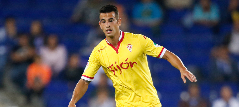 Luis Hernandez - 03.10.2015 - Espanyol Barcelone / Sporting Gijon - 7eme journee de Liga Photo : Bagu Blanco / Icon Sport