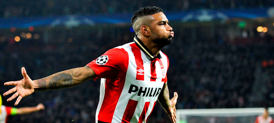 Jurgen Locadia - 03.11.2015 - PSV Eindhoven / Wolfsburg - Champions League Photo : Soenar / Icon Sport