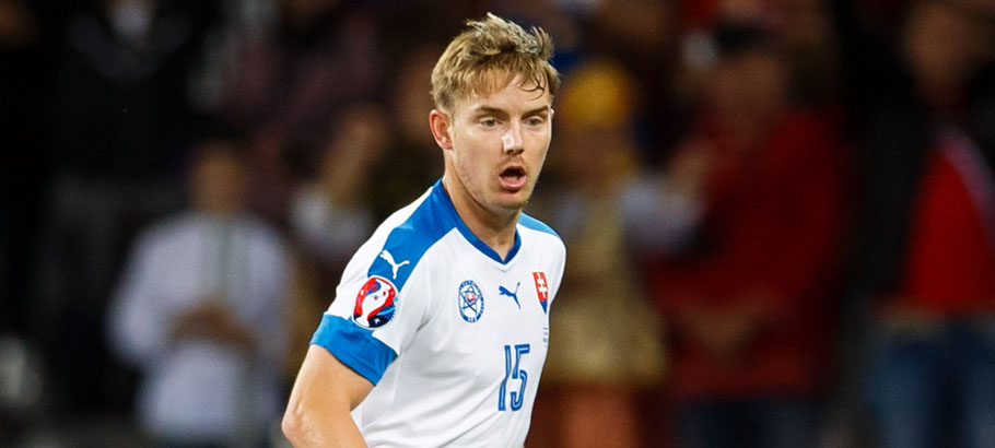 Tomas Hubocan of Slovakia during the UEFA Euro 2016 Group B match between Russia and Slovakia played at The Pierre-Mauroy Stadium, Lille, France on June 15th 2016 Photo: Ben Queenborough / BPI / Icon Sport