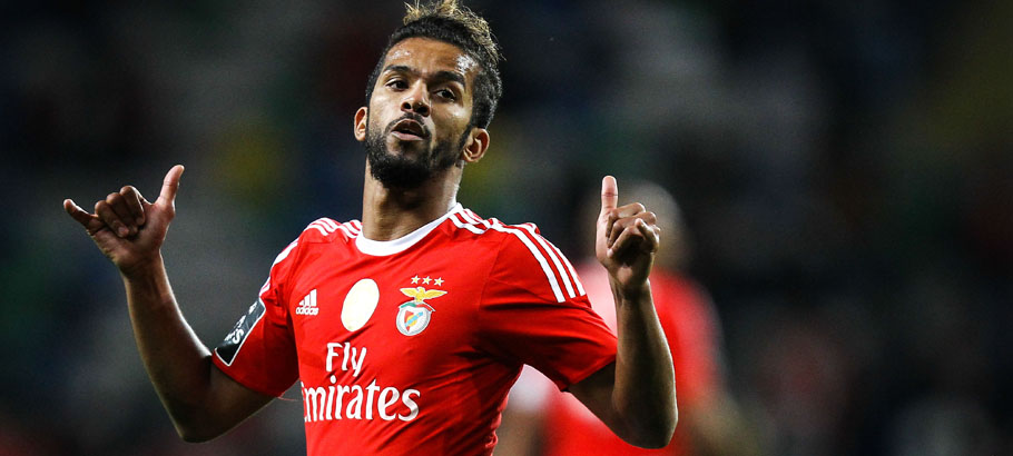 Joie Mehdi Carcela - 30.10.2015 - Tondela / Benfica - 9eme journee de Liga Nos Photo : Tony Dias / Global Imagens / Icon Sport