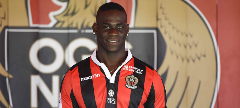 New signing player of Nice Mario Balotelli during press conference of OGC Nice on September 2, 2016 in Nice, France. (Photo by Della Zuana / Icon Sport)