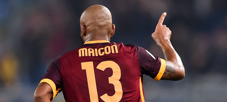 Joie Maicon - 28.10.2015 - AS Roma / Udinese - 10eme journee de Serie A Photo : Corradetti / Aldo Liverani / Icon Sport