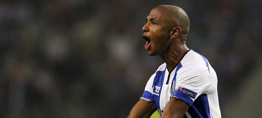 Joie Yacine Brahimi - 26.08.2014 - Porto / Lille - Barrages Retour Champions League Photo : Carlos Rodrigues / Icon Sport *** Local Caption ***