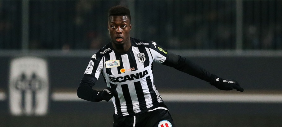 Nicolas Pepe of Angers during the French Ligue 1 match between Angers and Nantes on December 16, 2016 in Angers, France. (Photo by Vincent Michel/Icon Sport)