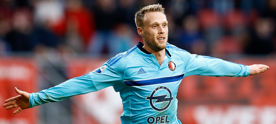 Nicolai Jorgensen, buteur du Feyenoord Rotterdam / Eredivisie