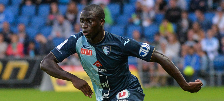 Ferland Mendy of Le Havre during the Ligue 2 match between Le Havre AC and Nimes Olympique  on August 4, 2016 in Le Havre, France. (Photo by Anthony Dibon/Icon Sport)