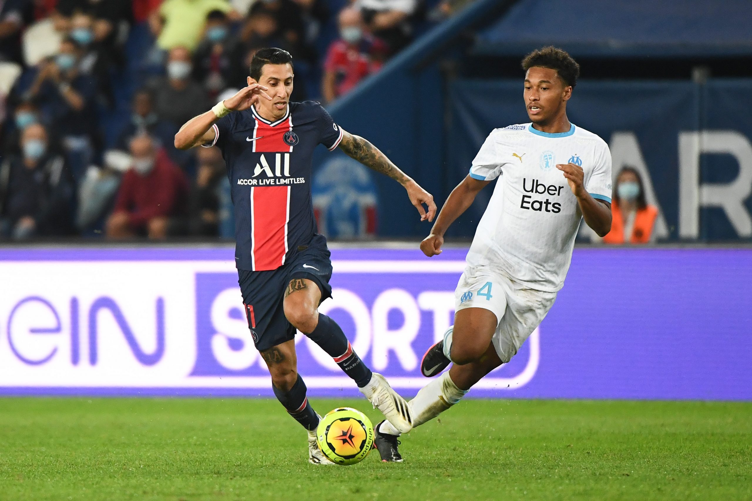 Angel DI MARIA (PSG) et Boubacar KAMARA