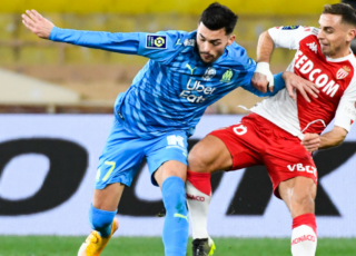 Nemanja Radonjic lors du match Monaco OM