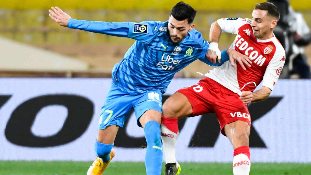 Nemanja Radonjic lors du match Monaco OM