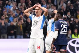 Arkadiusz MILIK au stade vélodrome lors du match OM PSG en 2021