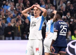 Arkadiusz MILIK au stade vélodrome lors du match OM PSG en 2021