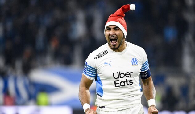 Dimitri PAYET (om) pendant le match de Ligue 1 OM Reims 2021