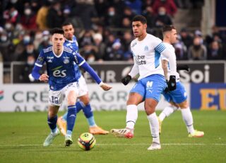 Luis Henrique match de ligue 1 Strasbourg -OM