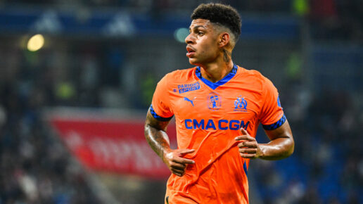 Luis Henrique , joueur de l'Olympique de Marseille (OM)
