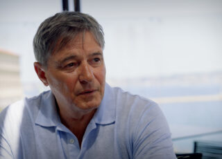 Dragan Stojković, ancien joueur de l'Olympique de Marseille et actuel sélectionneur de la Serbie