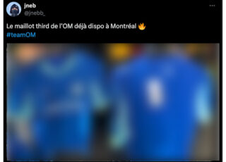 Le troisième maillot 2025 2026 de l'OM dévoilée